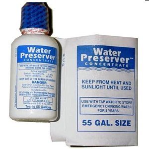 55 Gallon Water Preserver Concentrate 5 Year Emergency Disaster Preparedness,...